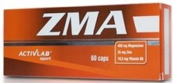 ZMA, 60 pcs, ActivLab. ZMA (zinc, magnesium and B6). General Health Testosterone enhancement 