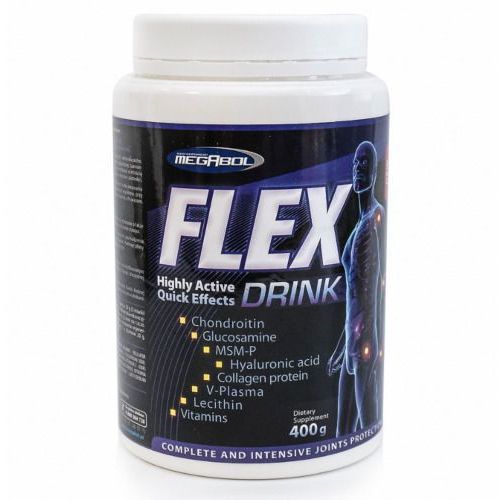 Megabol  FLEXIT DRINK 400g / 40 servings,  мл, Megabol. Хондропротекторы. Поддержание здоровья Укрепление суставов и связок 