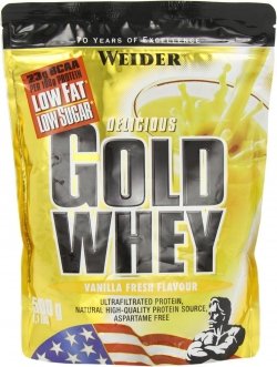 Gold Whey, 500 g, Weider. Whey Concentrate. Mass Gain recovery Anti-catabolic properties 