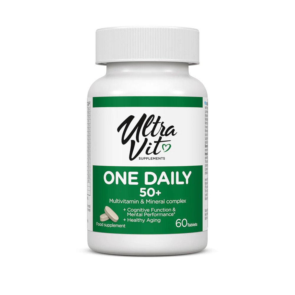 Витамины и минералы VPLab UltraVit One Daily 50+, 60 таблеток,  мл, VPLab. Витамины и минералы. Поддержание здоровья Укрепление иммунитета 