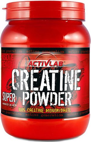 Creatine Powder, 500 г, ActivLab. Креатин моногидрат. Набор массы Энергия и выносливость Увеличение силы 