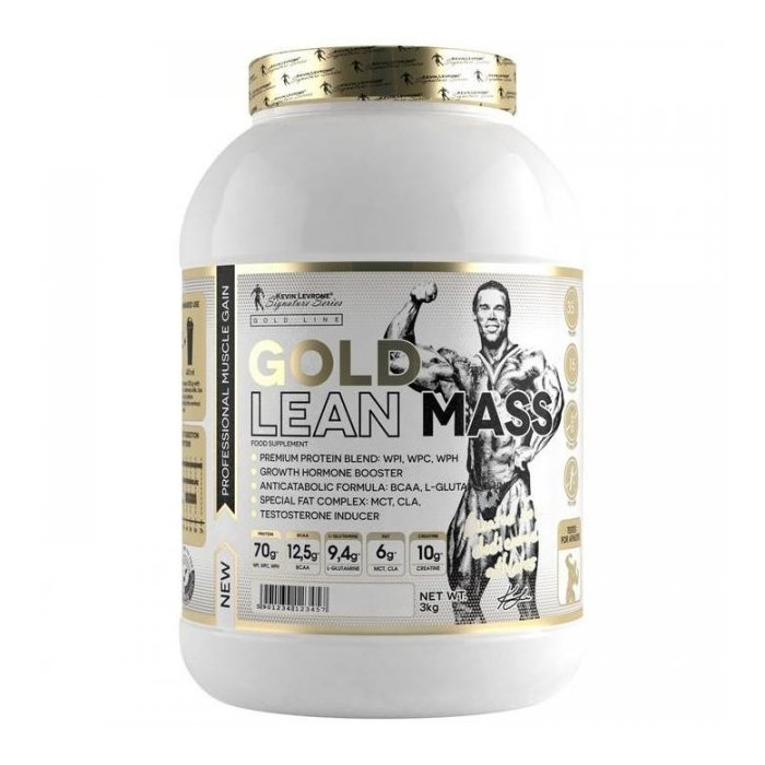 Гейнер Kevin Levrone Gold Lean Mass, 3 кг Snickers,  ml, Kevin Levrone. Gainer. Mass Gain Energy & Endurance recovery 