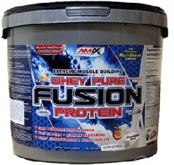 Whey Pure Fusion, 4000 g, AMIX. Mezcla de proteínas de suero de leche. 