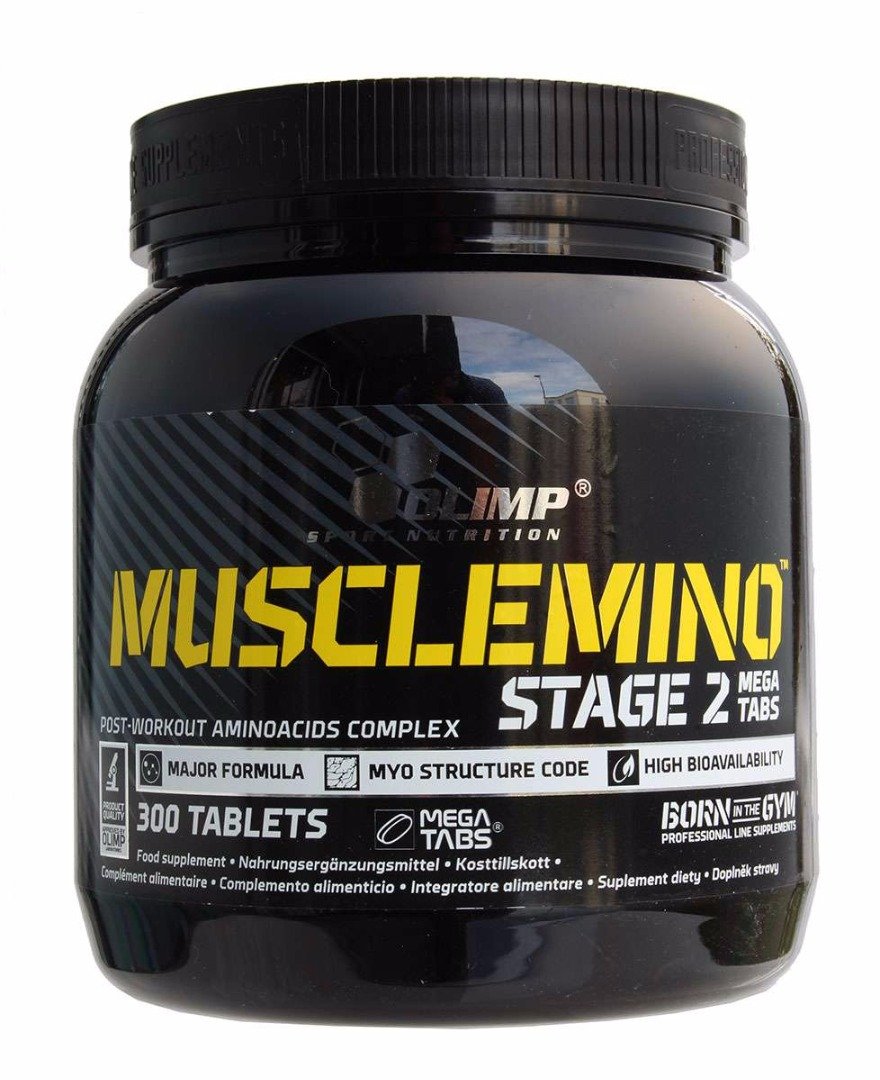 Musclemino Stage 2, 300 piezas, Olimp Labs. Complejo de aminoácidos. 