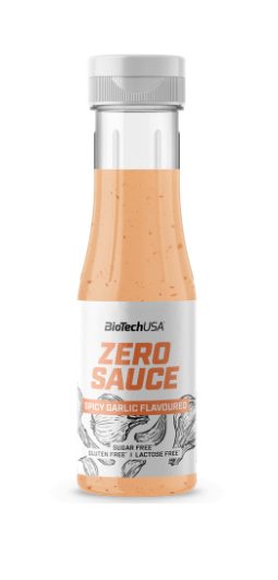 Zero Sauce 350 ml  BioTech Spicy garlic,  ml, BioTech. Meal replacement. 