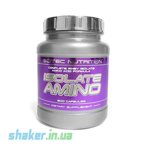 Комплекс аминокислот Scitec Nutrition Isolate Amino (500 капс) скайтек изолят амино,  мл, Scitec Nutrition. Аминокислотные комплексы. 
