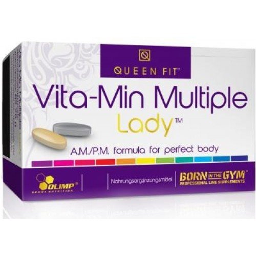 Vita-Min Multiple Lady, 60 шт, Olimp Labs. Витаминно-минеральный комплекс. Поддержание здоровья Укрепление иммунитета 