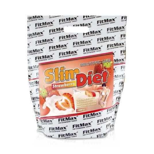 FitMax Заменитель питания FitMax Slim Diet, 2 кг Клубника, , 2000  грамм