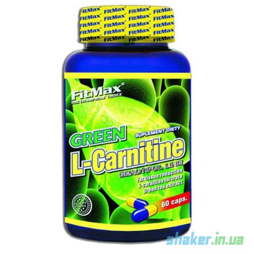 Л-карнитин FitMax Green L-Carnitine (60 капс) фитмакс,  мл, FitMax. L-карнитин. Снижение веса Поддержание здоровья Детоксикация Стрессоустойчивость Снижение холестерина Антиоксидантные свойства 