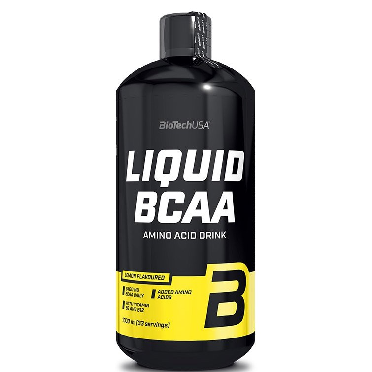 BCAA BioTech BCAA Liquid, 1 литр Лимон,  мл, BioTech. BCAA. Снижение веса Восстановление Антикатаболические свойства Сухая мышечная масса 
