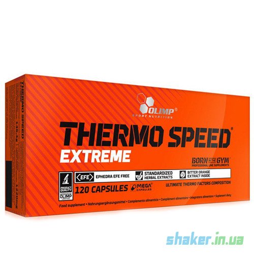 Жиросжигатель Olimp Thermo Speed (120 капс) олимп термо спид,  мл, Olimp Labs. Жиросжигатель. Снижение веса Сжигание жира 
