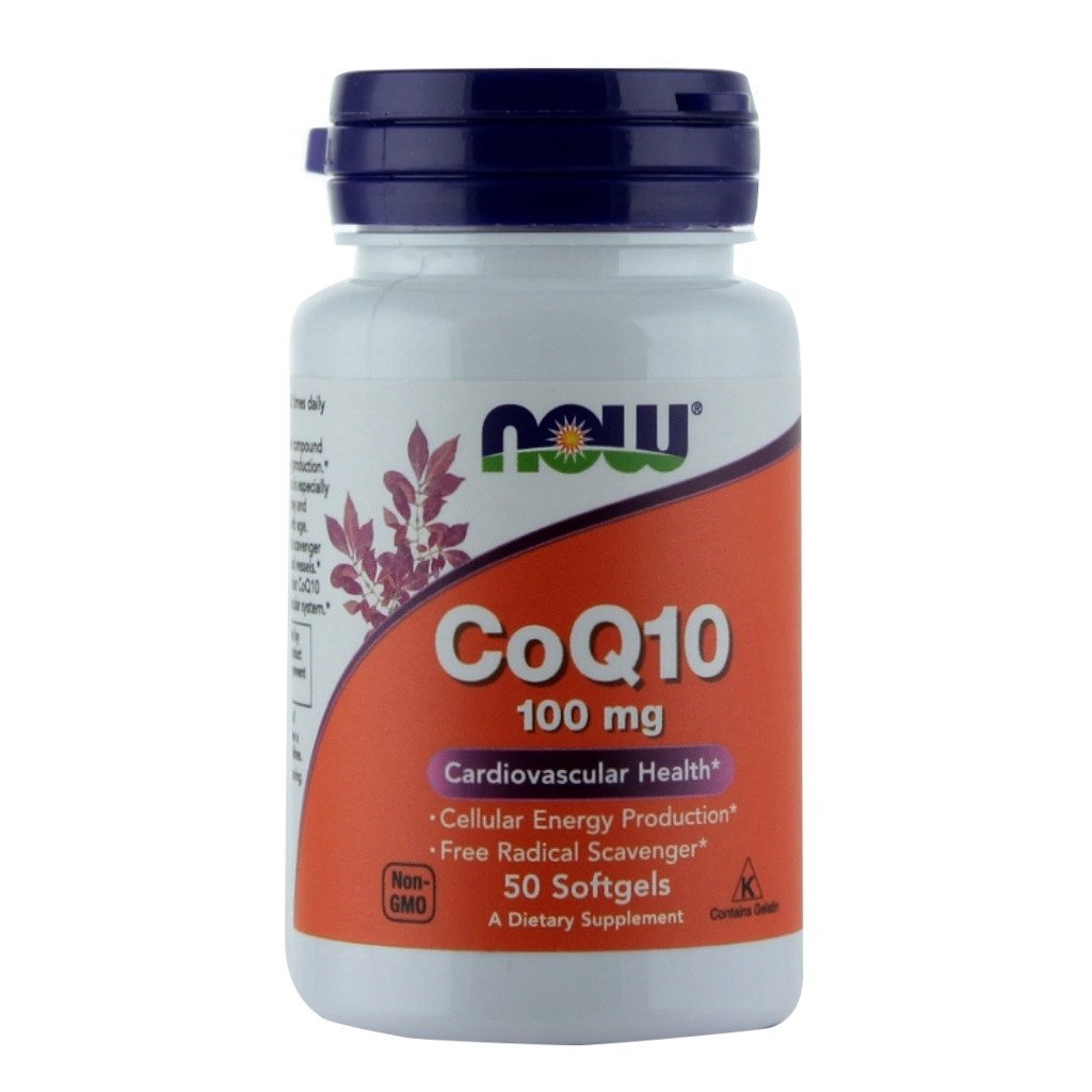 Коензим NOW Foods CoQ10 100 mg 50 Softgels,  ml, Now. Suplementos especiales. 