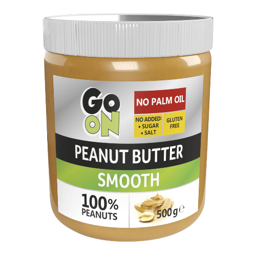 Заменитель питания GoOn Peanut butter, 500 грамм (Smooth) - стекло,  мл, Go On Nutrition. Заменитель питания. 