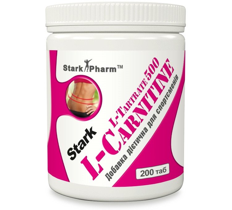Л-карнитин Stark Pharm Stark L-Carnitine/Green Tea Extract 600mg - 60caps старк фарм,  мл, Stark Pharm. L-карнитин. Снижение веса Поддержание здоровья Детоксикация Стрессоустойчивость Снижение холестерина Антиоксидантные свойства 