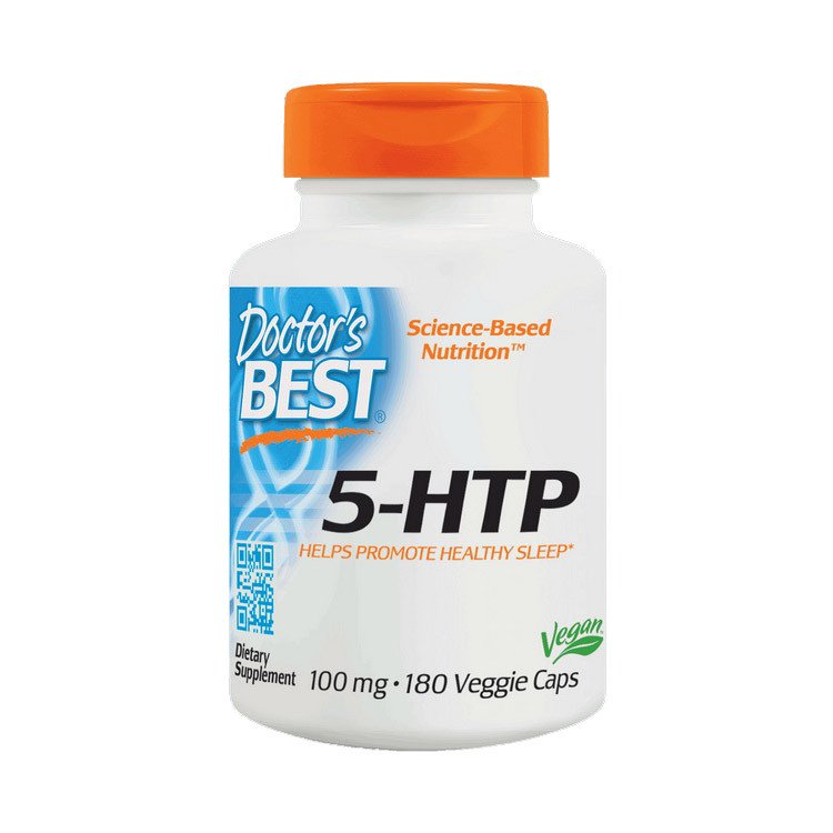 5-гидрокситриптофан Doctor's Best  5-HTP 100 мг (180 капсул) доктор бест,  мл, Doctor's BEST. 5-HTP. 