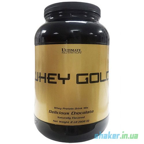 Сывороточный протеин концентрат Ultimate Nutrition Whey Gold (908 г) ультимейт вей голд delicious vanilla,  мл, Ultimate Nutrition. Сывороточный концентрат. Набор массы Восстановление Антикатаболические свойства 