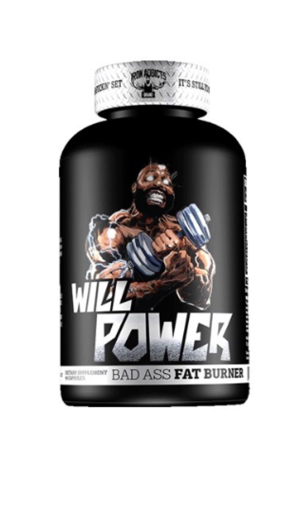 Will Power, 60 piezas, Iron Addicts Brand. Termogénicos. Weight Loss Fat burning 