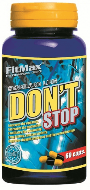 Don't Stop, 60 pcs, FitMax. Energy. Energy & Endurance 