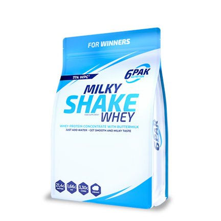 6PAK Nutrition Протеин 6PAK Nutrition Milky Shake Whey, 700 грамм Клубника, , 