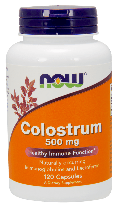 Colostrum 500 mg, 120 шт, Now. Спец препараты. 
