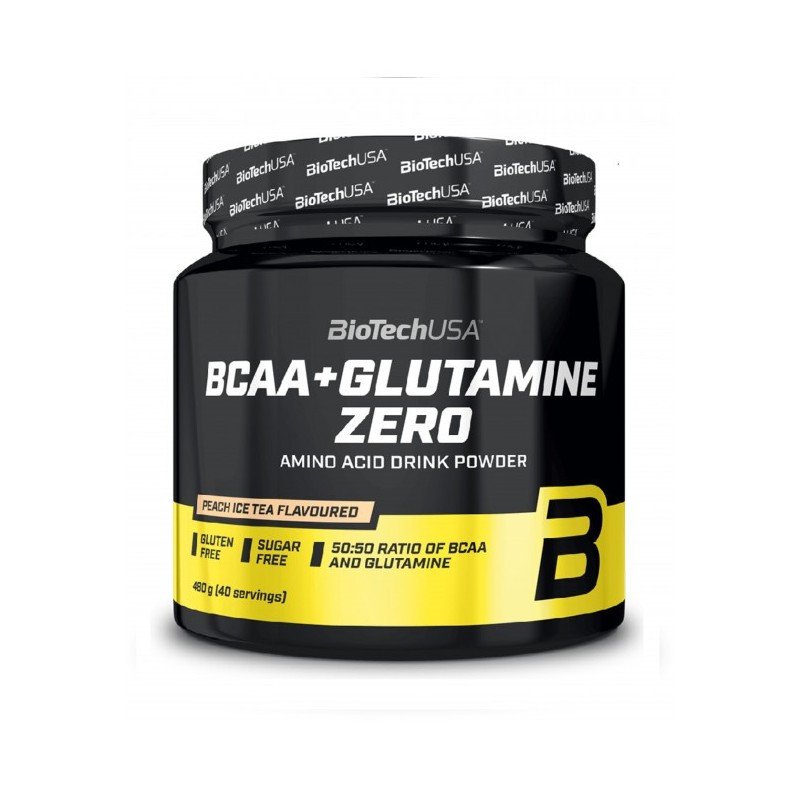 Амінокислоти BioTech BCAA+Glutamine Zero 480 g,  мл, BioTech. BCAA. Снижение веса Восстановление Антикатаболические свойства Сухая мышечная масса 