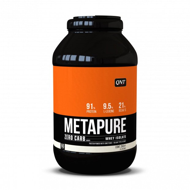 Протеин QNT Metapure Zero Carb Isolate, 2 кг Страчателла,  ml, Puritan's Pride. Protein. Mass Gain recovery Anti-catabolic properties 