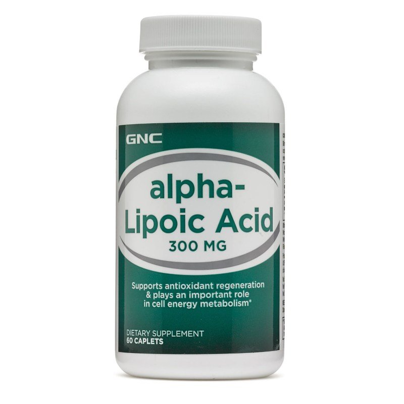 GNC Витамины и минералы GNC Alpha-Lipoic Acid 300, 60 каплет, , 