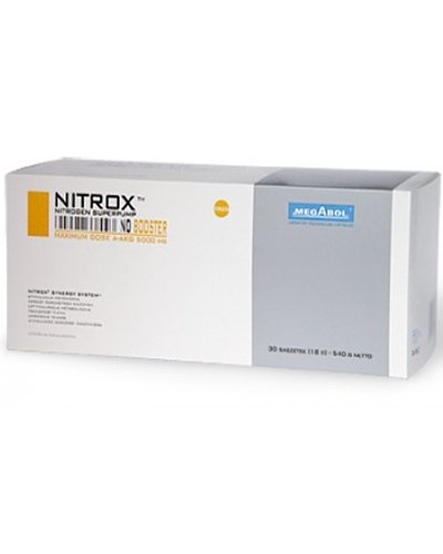 Nitrox, 30 шт, Megabol. Предтренировочный комплекс. Энергия и выносливость 