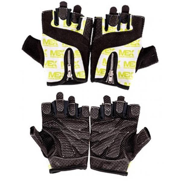 MEX Nutrition Перчатки для фитнеса MEX Nutrition Smart Zip gloves (размер XS) мекс нутришн Lime, , 