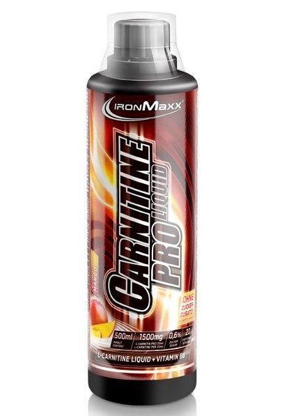 Жиросжигатель Ironmaxx L-Carnitine Pro Liquid, 500 мл Манго,  ml, IronMaxx. Fat Burner. Weight Loss Fat burning 