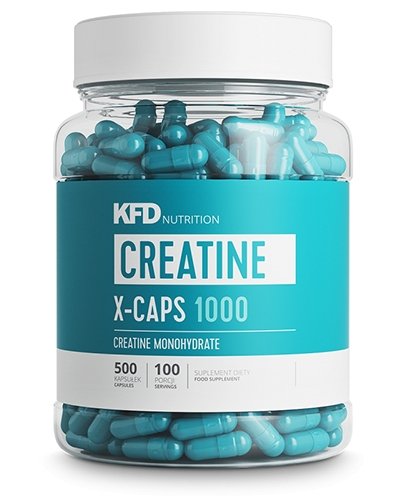 Creatine X-Caps, 500 шт, KFD Nutrition. Креатин моногидрат. Набор массы Энергия и выносливость Увеличение силы 