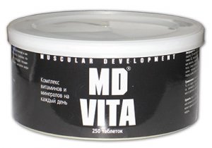 Vita, 250 шт, MD. Витаминно-минеральный комплекс. Поддержание здоровья Укрепление иммунитета 