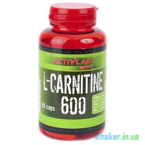 ActivLab Л-карнитин Activlab L-Carnitine 600 (60 капс) активлаб, , 60 
