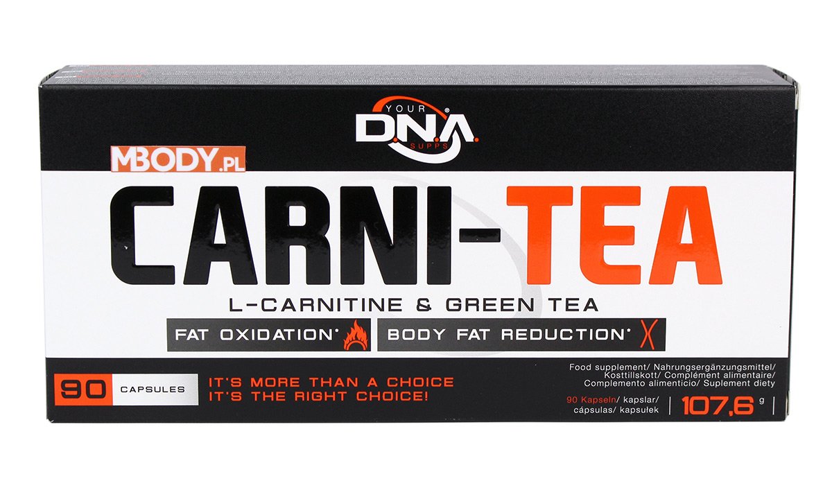 Жиросжигатель Olimp DNA Carni-Tea, 90 капсул,  мл, Olimp Labs. Жиросжигатель. Снижение веса Сжигание жира 