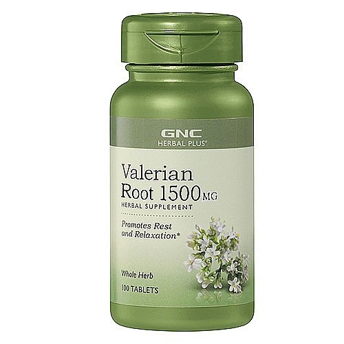 Valerian Root 1500 mg, 100 pcs, GNC. Special supplements. 