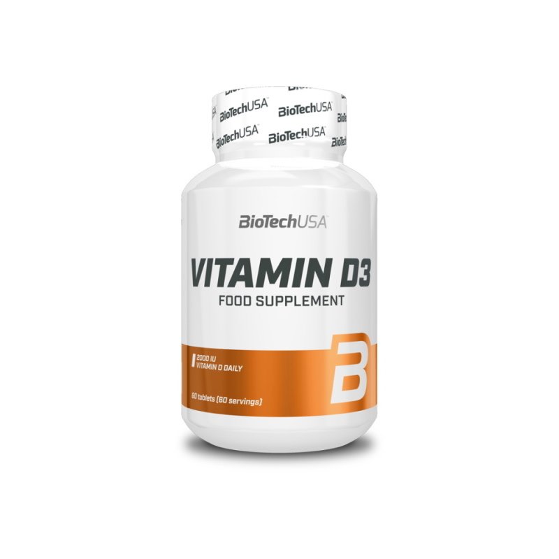 Витамины и минералы BioTech Vitamin D3, 60 таблеток,  мл, BioTech. Витамин D. 
