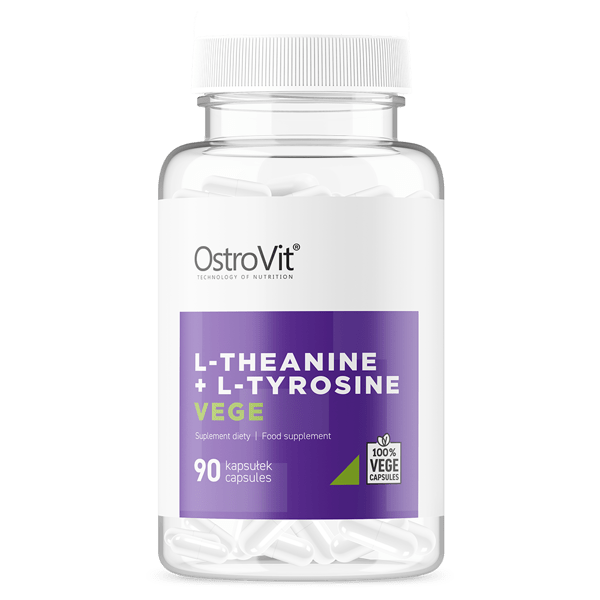 OstroVit L-Theanine + L-Tyrosine 90 caps,  мл, OstroVit. Спец препараты. 