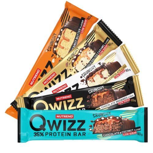 Протеиновые батончики Nutrend Qwizz Protein Bar 60 g,  ml, Nutrend. Bar. 