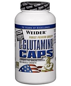 L-Glutamine Caps, 160 pcs, Weider. Glutamine. Mass Gain स्वास्थ्य लाभ Anti-catabolic properties 