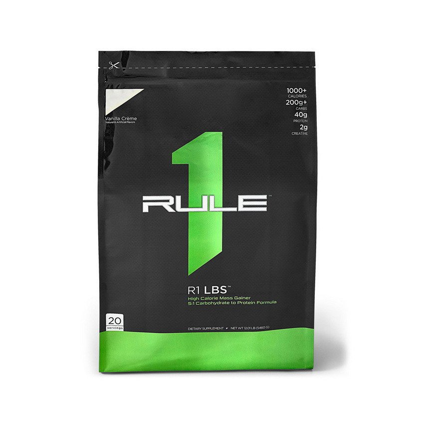 Rule One Proteins Гейнер для набора массы R1 (Rule One) рул 1 ван лбс LBS (5,46 кг) рул 1 ван лбс vanilla creme, , 