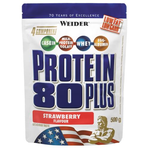 Protein 80 Plus, 500 g, Weider. Mezcla de proteínas. 