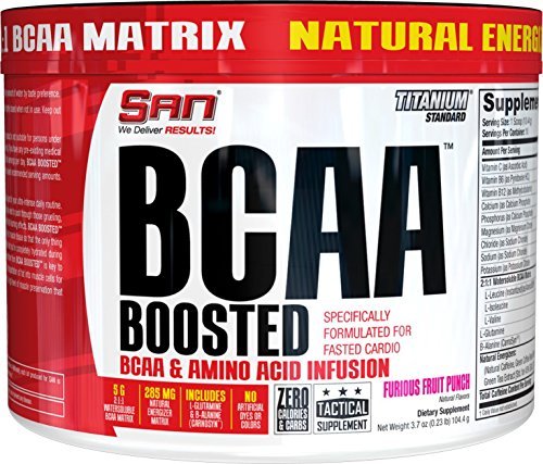 BCAA Boosted, 104 g, San. BCAA. Weight Loss recuperación Anti-catabolic properties Lean muscle mass 