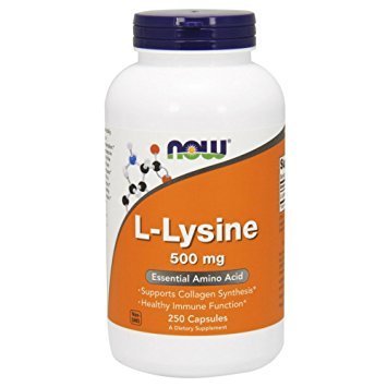 L-Lysine 500 mg, 250 pcs, Now. Lysine. 