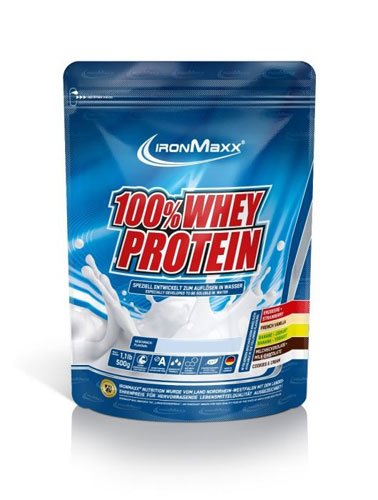 IronMaxx 100 % Whey Protein 500 г Шоколадное печенье,  мл, IronMaxx. Сывороточный концентрат. Набор массы Восстановление Антикатаболические свойства 