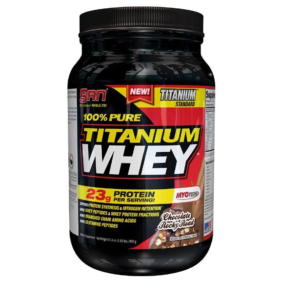 100% Pure Titanium Whey, 897 g, San. Whey Protein Blend. 