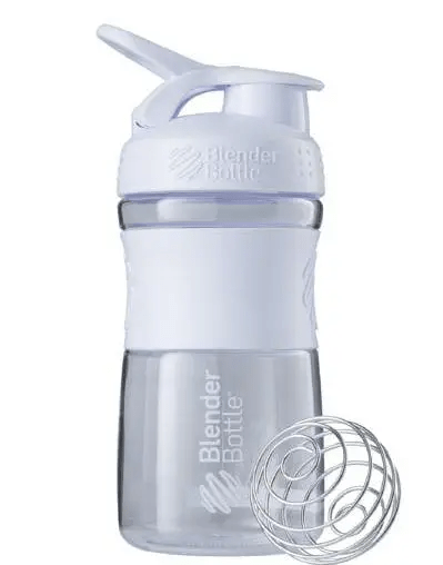 BlenderBottle Шейкер BlenderBottle SportMixer 20 oz / 590 ml White, , 590 мл