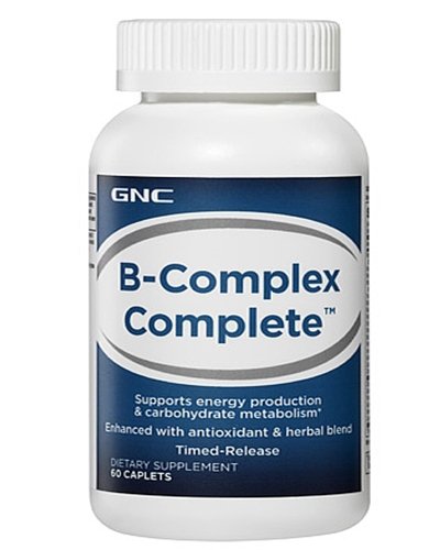 B-Complex Complete, 60 pcs, GNC. Vitamin B. General Health 
