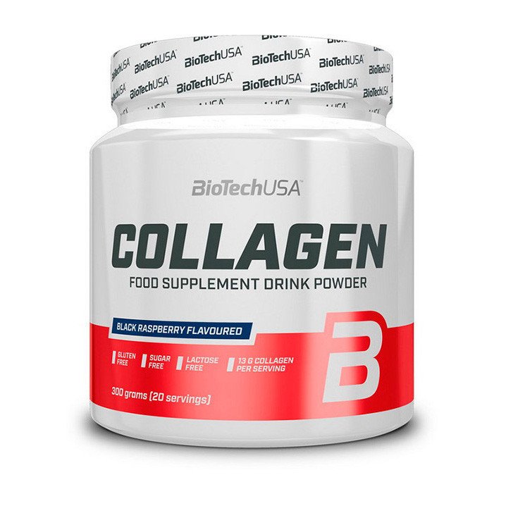 Коллаген BioTech Collagen (300 г) биотеч лимон,  ml, BioTech. Colágeno. General Health Ligament and Joint strengthening Skin health 
