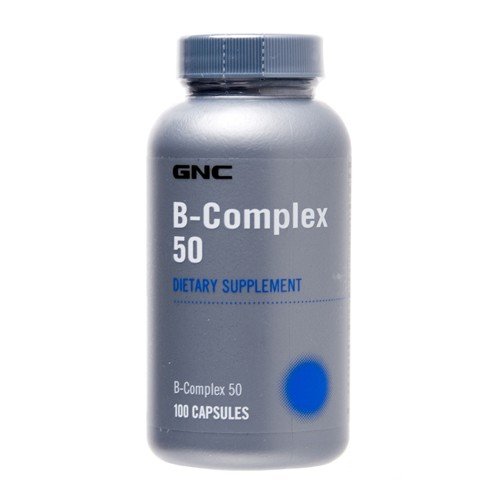 B-Complex 50, 100 шт, GNC. Витамин B. Поддержание здоровья 