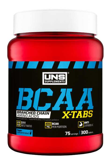 BCAA X-Tabs, 300 pcs, UNS. BCAA. Weight Loss recovery Anti-catabolic properties Lean muscle mass 